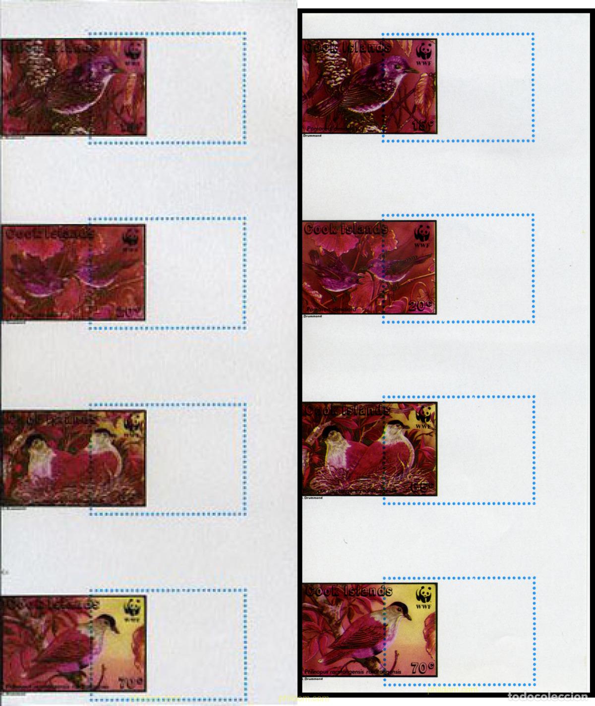 Sellos: 201957 MNH COOK Islas 1989 MONARCA PARAISO DE RAROTONGA, TIPOLO DE RAROTONGA