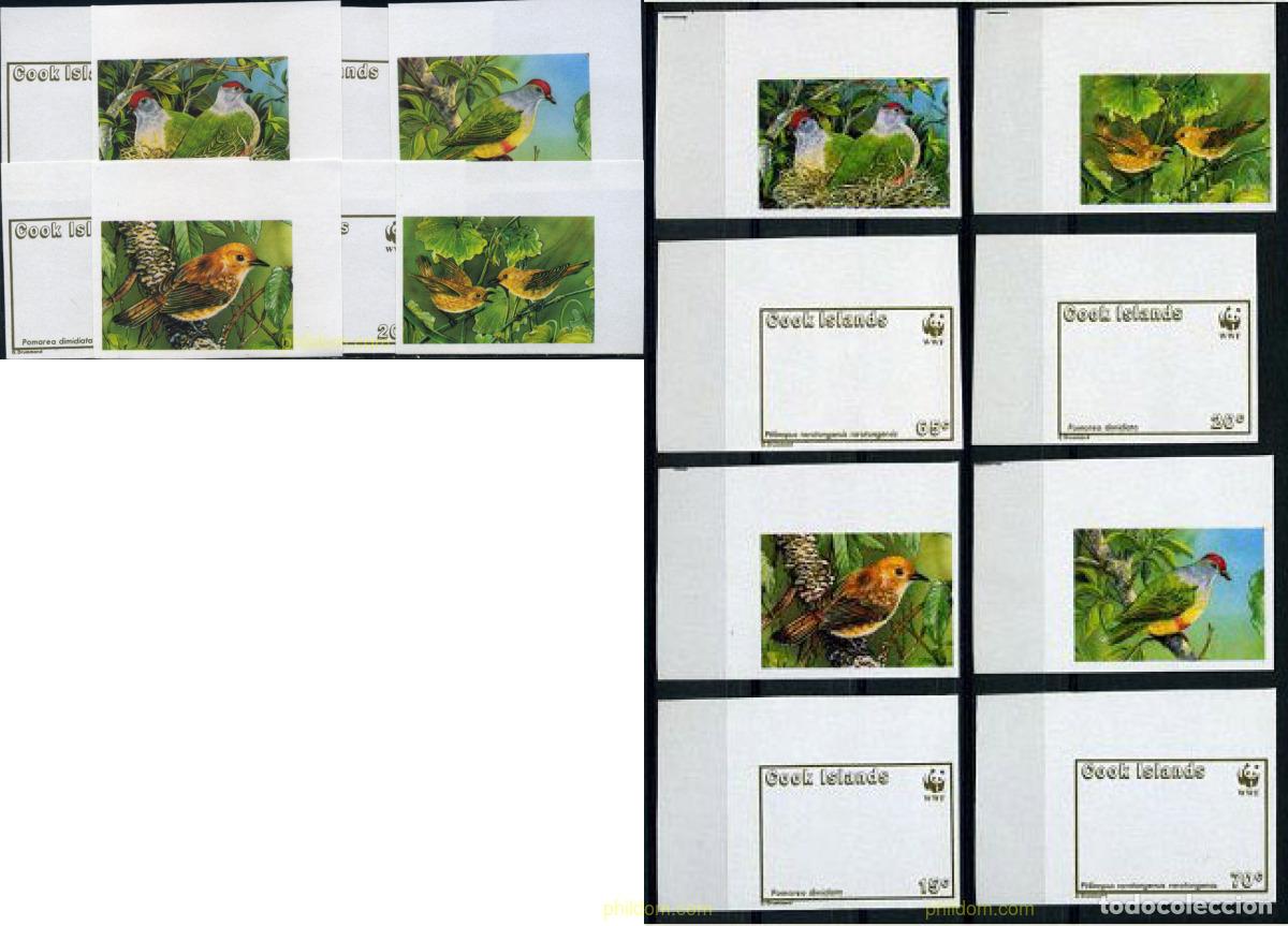 Sellos: 201977 MNH COOK Islas 1989 MONARCA PARAISO DE RAROTONGA, TIPOLO DE RAROTONGA