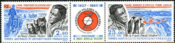 Sellos: 6431 MNH ANTARTIDA FRANCESA 1996 HOMENAJE A PAUL-EMILE VICTOR