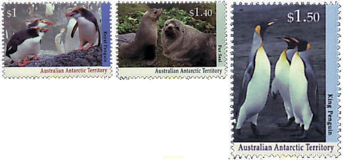 Sellos: 34981 MNH ANTARTIDA AUSTRALIANA 1993 FAUNA ANTARTICA