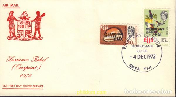 Sellos: 548862 MNH FIJI 1972 PRO DAMNIFICADOS POR EL HURACAN
