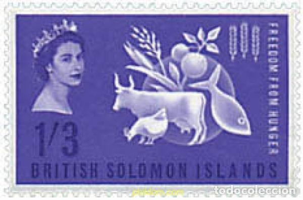 Sellos: 33712 MNH SALOMON 1963 CAMPA&Ntilde;A MUNDIAL CONTRA EL HAMBRE