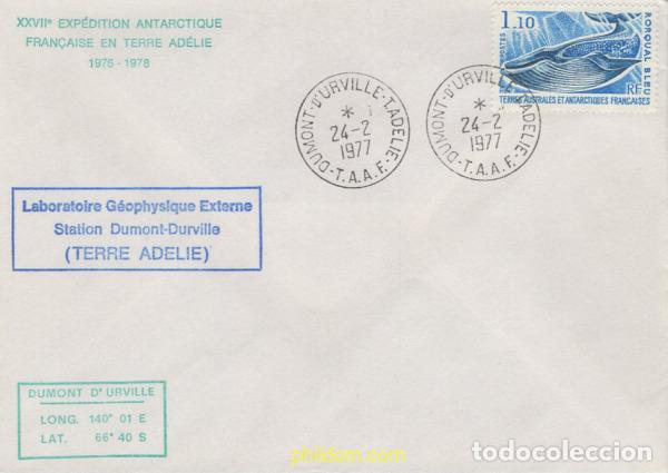 Sellos: 645770 MNH ANTARTIDA FRANCESA 1977 CETACEOS