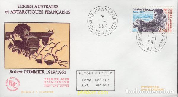 Sellos: 401410 MNH ANTARTIDA FRANCESA 1994 HOMENAJE A ROBERT POMMIER