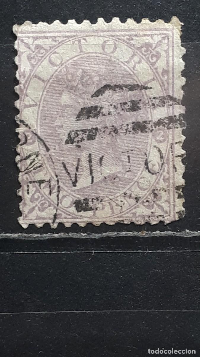 Sellos: VICTORIA. A&Ntilde;O 1870. &deg;. YVERT 65