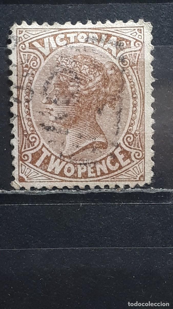 Sellos: VICTORIA. A&Ntilde;O 1881-3. &deg;. YVERT 76