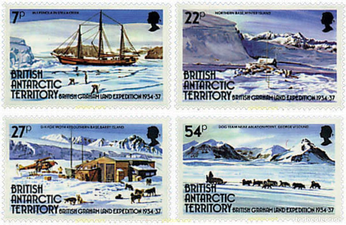 Sellos: 37150 MNH ANTARTIDA BRITANICA 1985 50 ANIVERSARIO DE LA EXPEDICION BRITANICA A GRAHA
