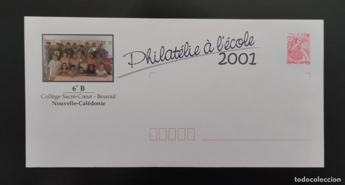 Sellos: PAP La filatelia de Nueva Caledonia en escuela 2001 Coll&egrave;ge Sacr&eacute;-Coeur Bourail