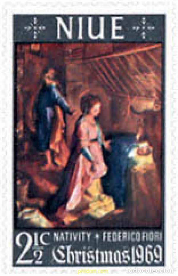 Sellos: 54701 MNH NIUE 1969 NAVIDAD