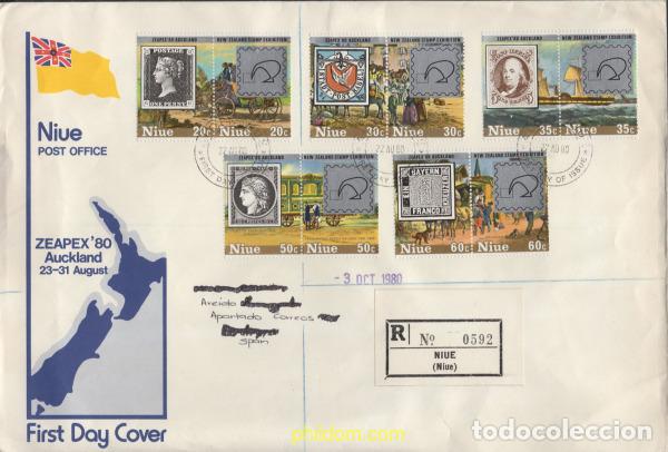 Sellos: 536856 MNH NIUE 1980 PRO VICTIMAS DEL HURACAN DEL 11 DE DICIEMBRE DE 1979