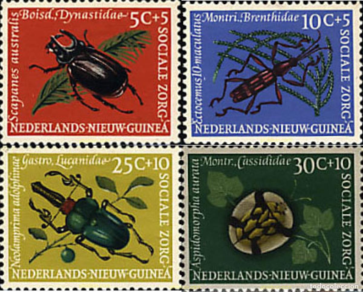Sellos: 29335 MNH NUEVA GUINEA HOLANDESA 1961 INSECTOS