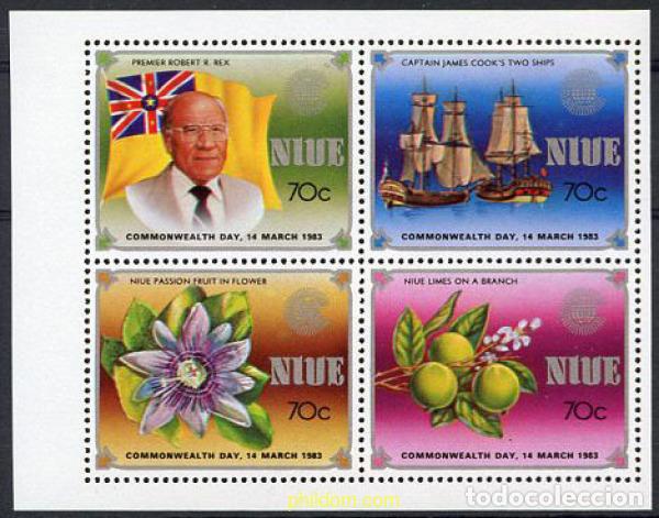 Sellos: 220236 MNH NIUE 1983 DIA DE LA COMMONWEALTH
