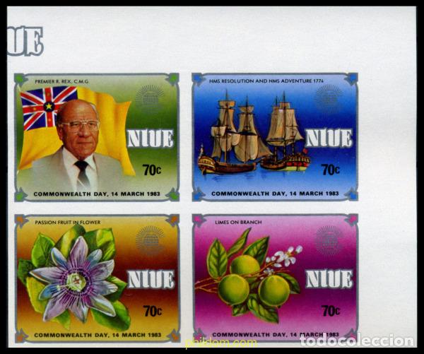 Sellos: 220240 MNH NIUE 1983 DIA DE LA COMMONWEALTH