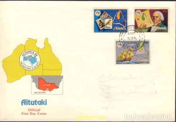 Sellos: 406165 MNH AITUTAKI 1984 AUSIPEX 84. EXPOSICION FILATELICA INTERNACIONAL