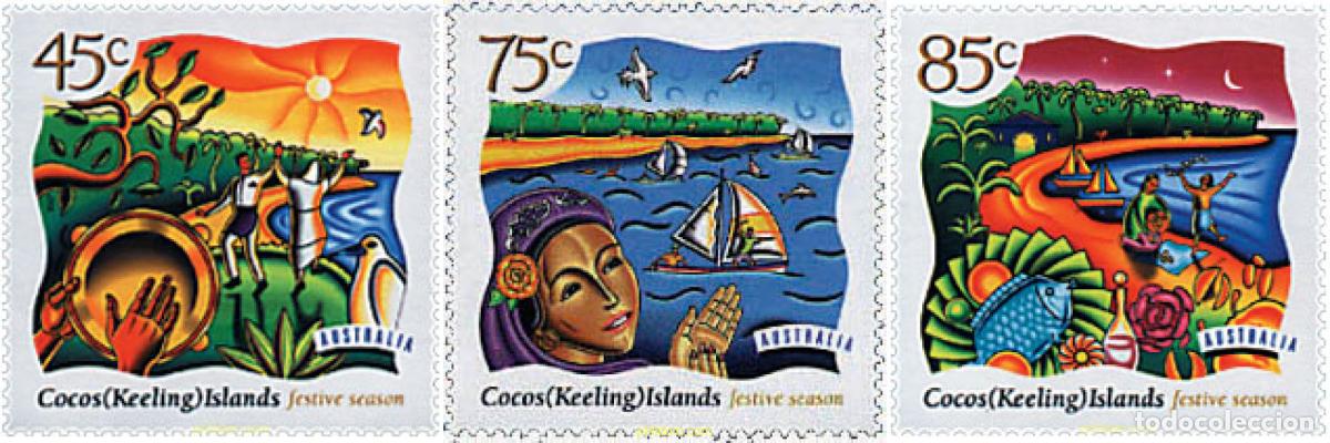 Sellos: 44273 MNH COCOS Islas 1997 ESTACION FESTIVA