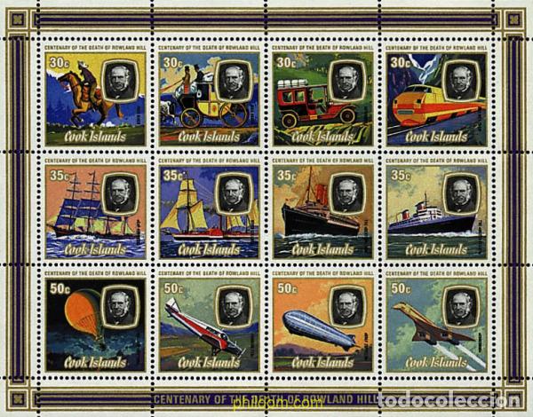 Sellos: 65644 MNH COOK Islas 1979 CENTENARIO DE LA MUERTE DE SIR ROWLAND HILL