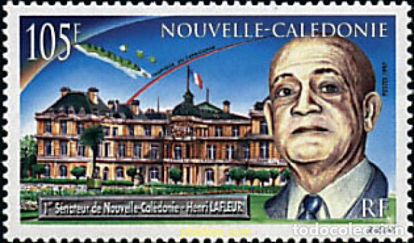 Sellos: 44593 MNH NUEVA CALEDONIA 1997 HOMENAJE AL PRIMER SENADOR DE NUEVA CALEDONIA, HENRI LAFLEUR