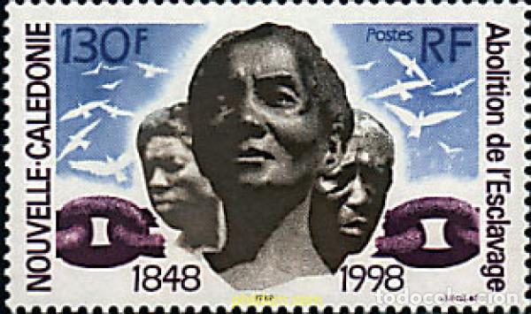 Sellos: 35334 MNH NUEVA CALEDONIA 1998 150 ANIVERSARIO DE LA ABOLICION DE LA ESCLAVITUD