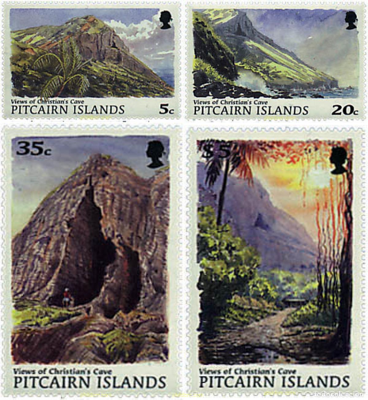 Sellos: 45283 MNH PITCAIRN Islas 1998 CUEVA DE CHRISTIAN