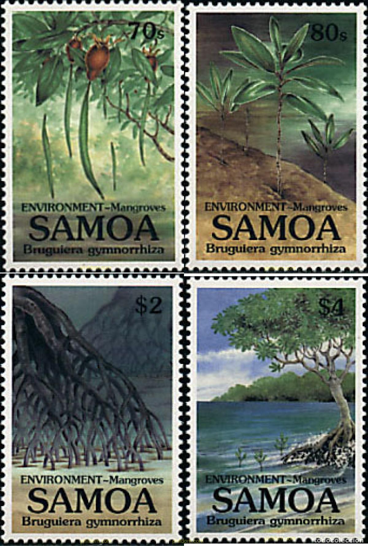 Sellos: 77434 MNH SAMOA 1998 MEDIO AMBIENTE. MANGLARES