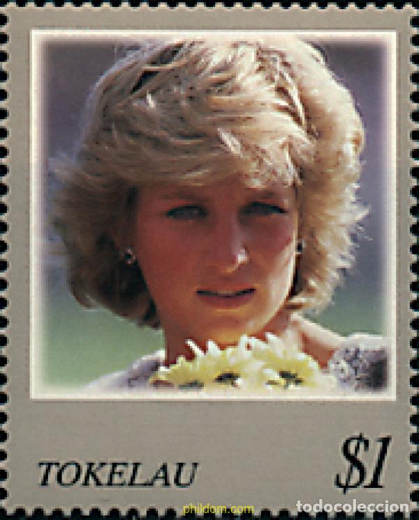 Sellos: 90306 MNH TOKELAU 1998 HOMENAJE A LA PRINCESA DIANA DE GALES