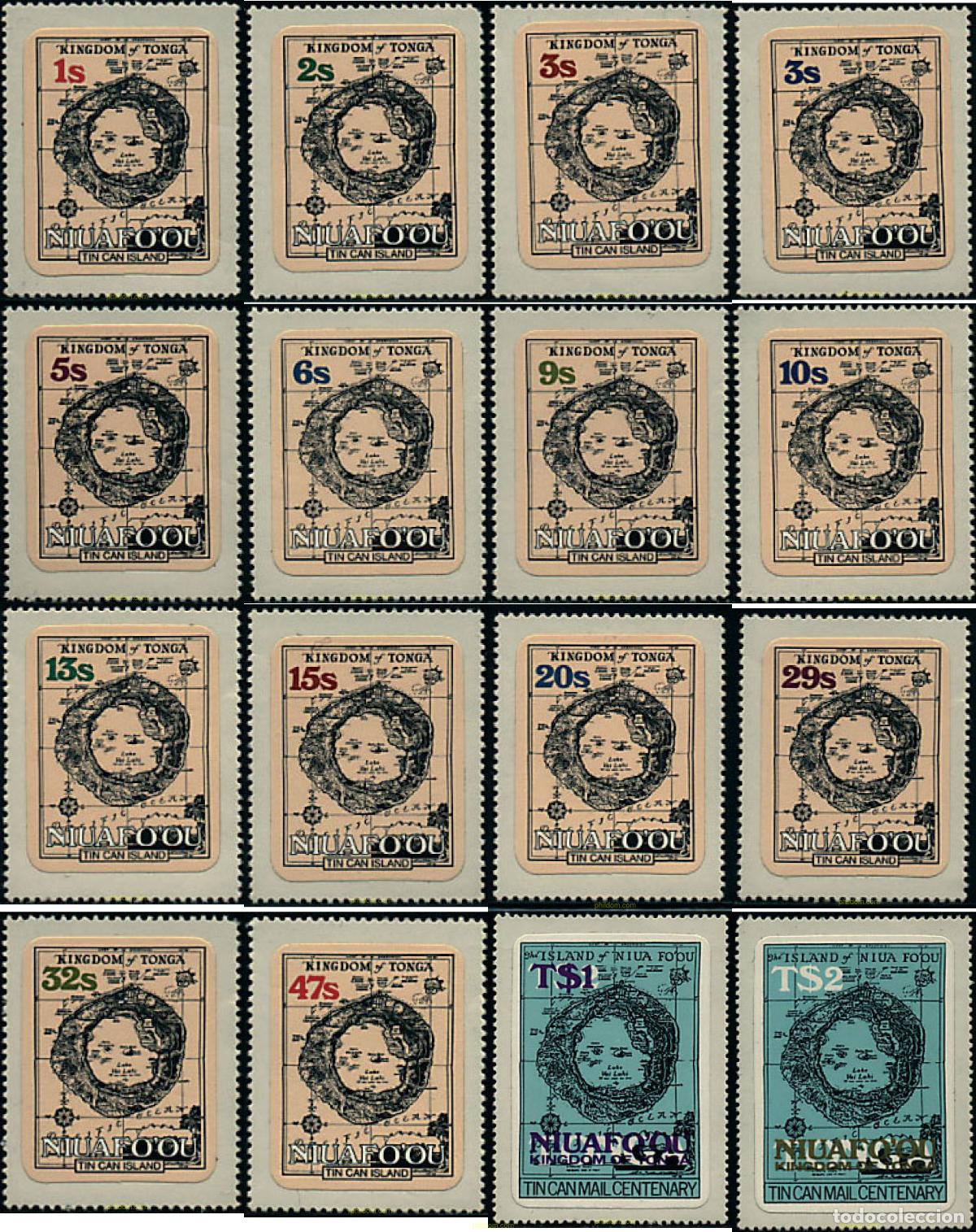 Sellos: 44752 MNH NIUAFO OU 1983 SERIE BASICA