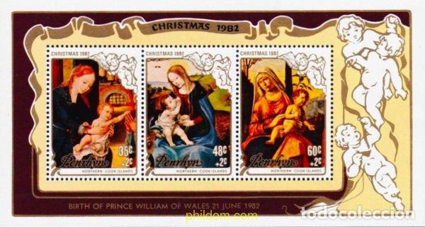 Sellos: 55036 MNH PENRHYN 1982 NAVIDAD