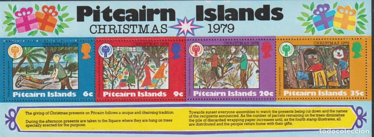 Sellos: PITCAIRN 1979 SHEET MNH NAVIDAD CHRISTMAS NOEL NATALE