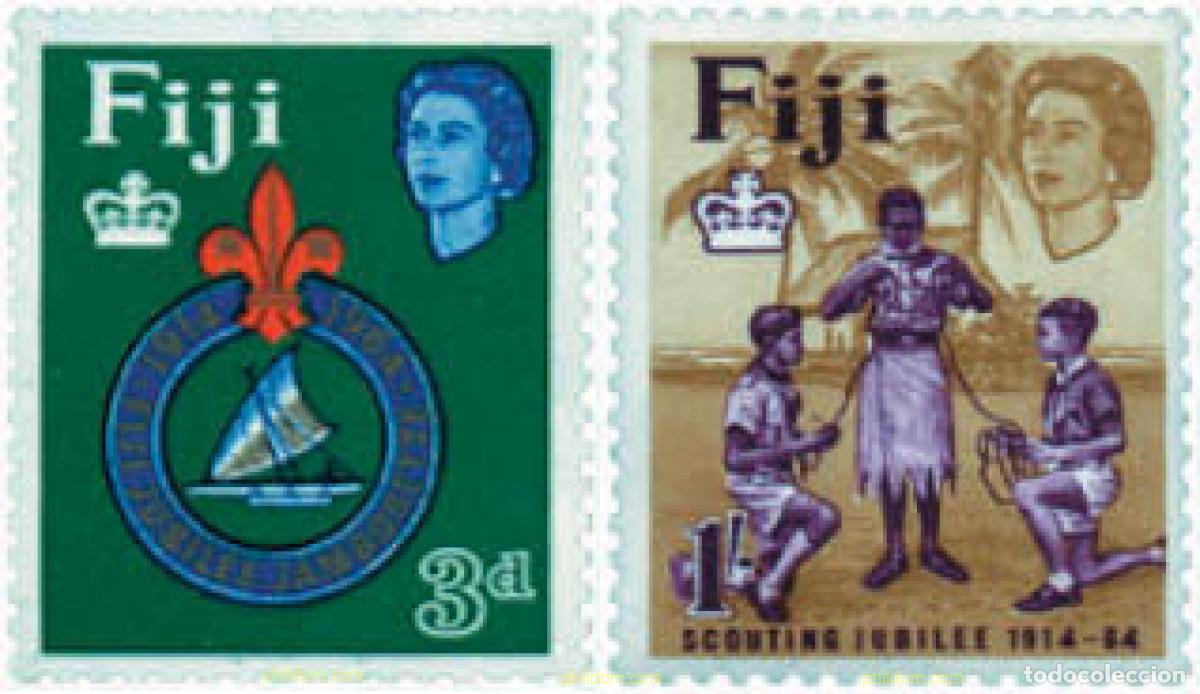 Sellos: 38369 MNH FIJI 1964 50 ANIVERSARIO DEL ESCULTISMO EN FIJI