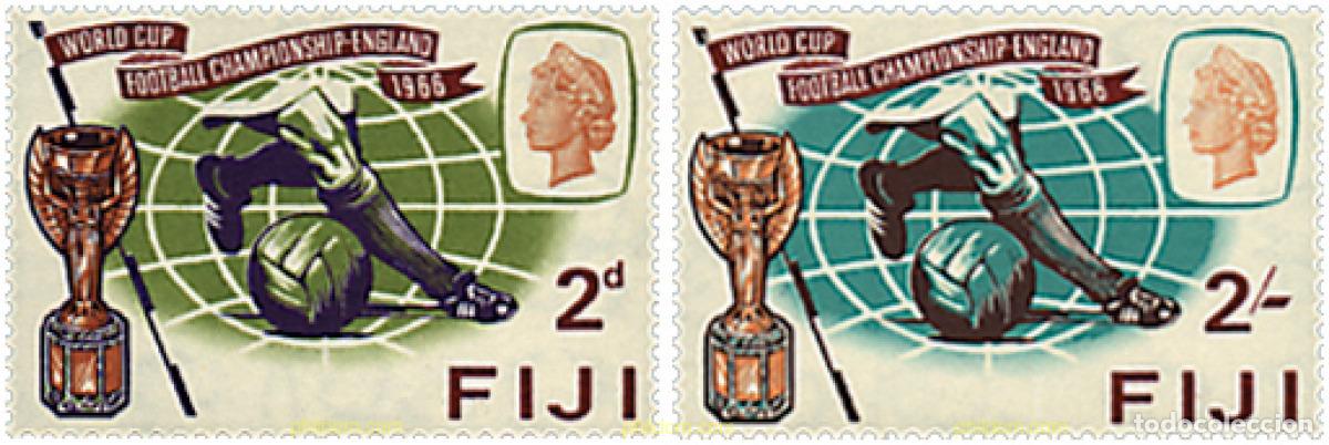 Sellos: 27224 MNH FIJI 1966 COPA DEL MUNDO DE FUTBOL. INGLATERRA-66