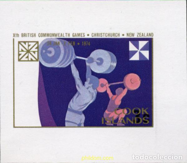 Sellos: 202872 MNH COOK Islas 1974 10 JUEGOS DE LA COMMONWEALTH