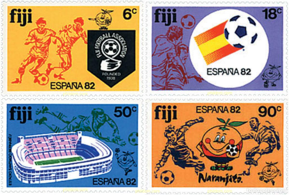 Sellos: 43314 MNH FIJI 1982 COPA DEL MUNDO DE FUTBOL. ESPA&Ntilde;A-82