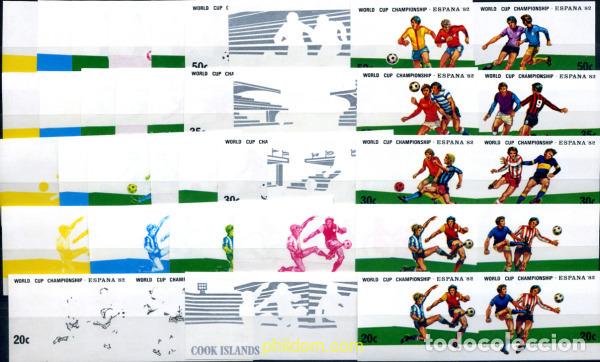 Sellos: 142806 MNH COOK Islas 1981 COPA DEL MUNDO DE FUTBOL. ESPA&Ntilde;A-82