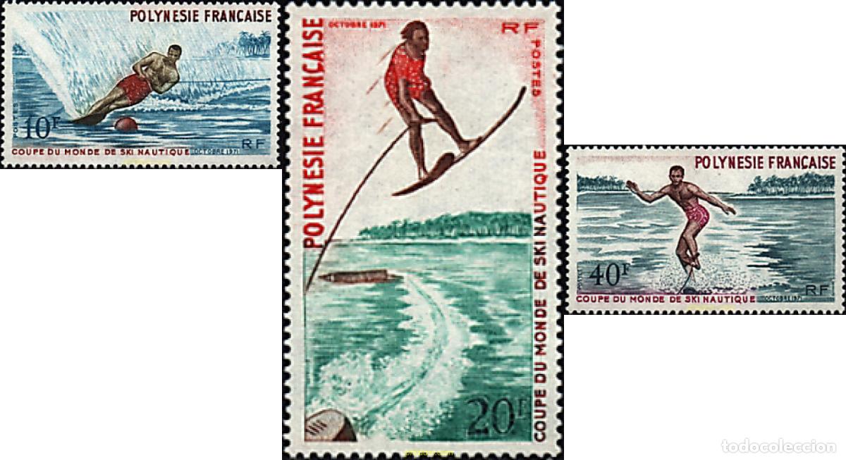 Briefmarken: 280902 HINGED POLINESIA FRANCESA 1971 COPA DEL MUNDO DE ESQUI NAUTICO