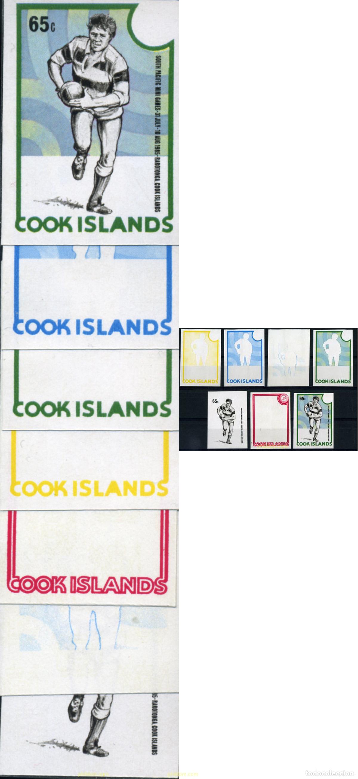 Sellos: 206790 MNH COOK Islas 1985 MINI JUEGOS DEL PACIFICO SUR