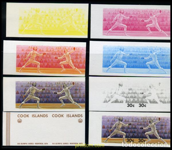 Sellos: 206623 MNH COOK Islas 1976 21 JUEGOS OLIMPICOS VERANO MONTREAL 1976