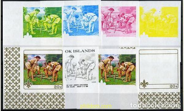 Sellos: 206377 MNH COOK Islas 1969 5 JAMBOREE DE CHRISTCHURCH, NUEVA ZELANDA