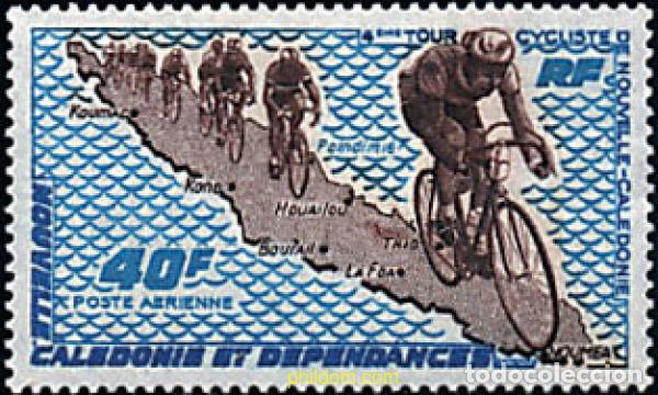Sellos: 71480 MNH NUEVA CALEDONIA 1970 4 VUELTA CICLISTA EN NUEVA CALEDONIA
