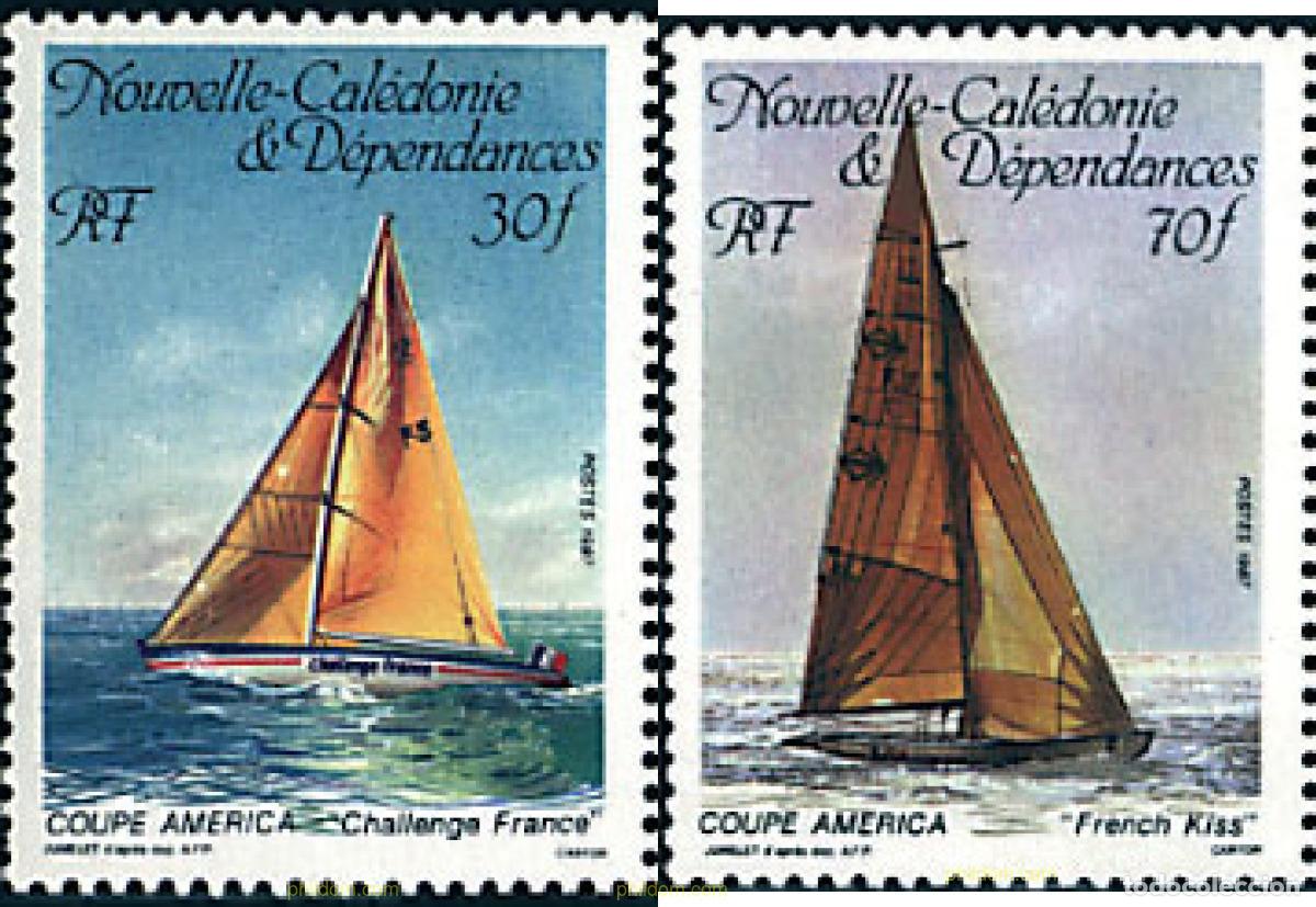 Sellos: 229171 MNH NUEVA CALEDONIA 1987 COPA AMERICA