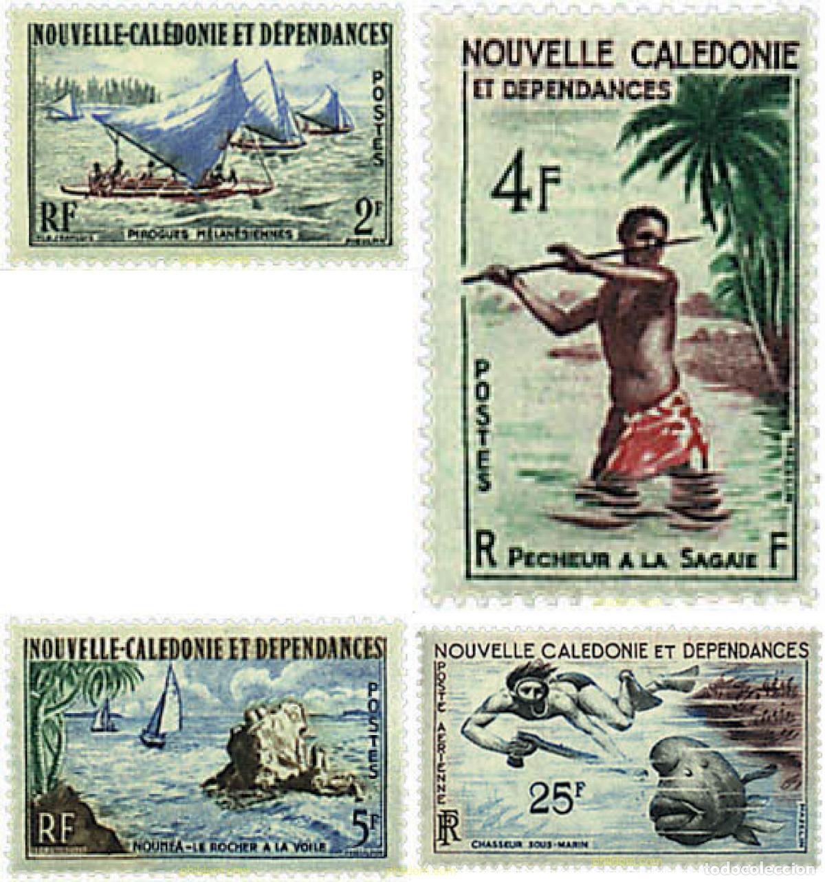Sellos: 71470 MNH NUEVA CALEDONIA 1962 DEPORTES NAUTICOS