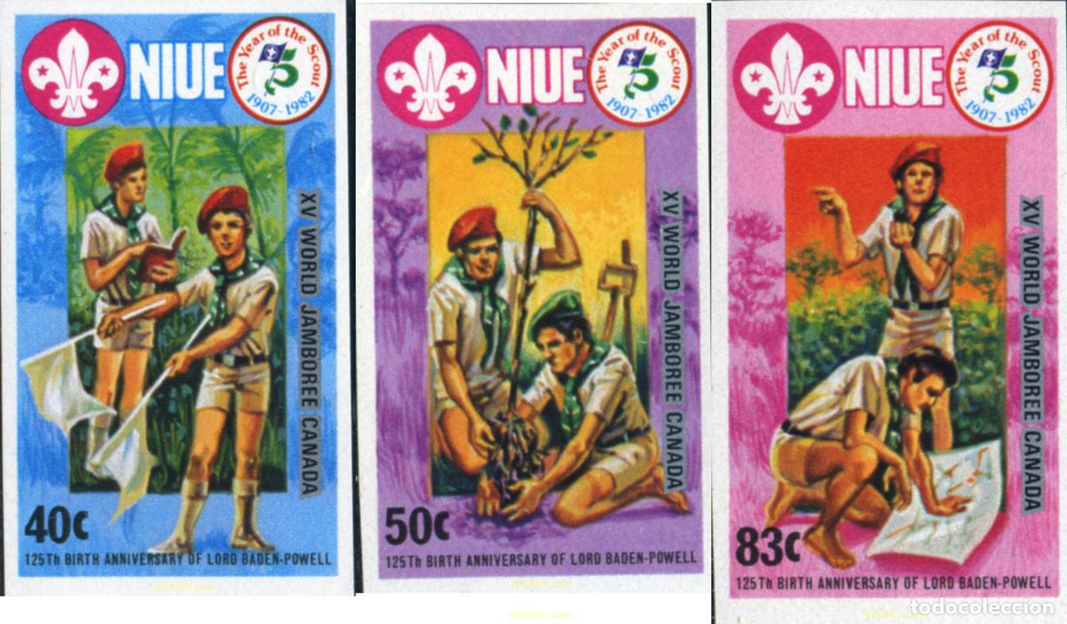 Sellos: 17821 MNH NIUE 1983 15 JAMBOREE MUNDIAL EN CANADA