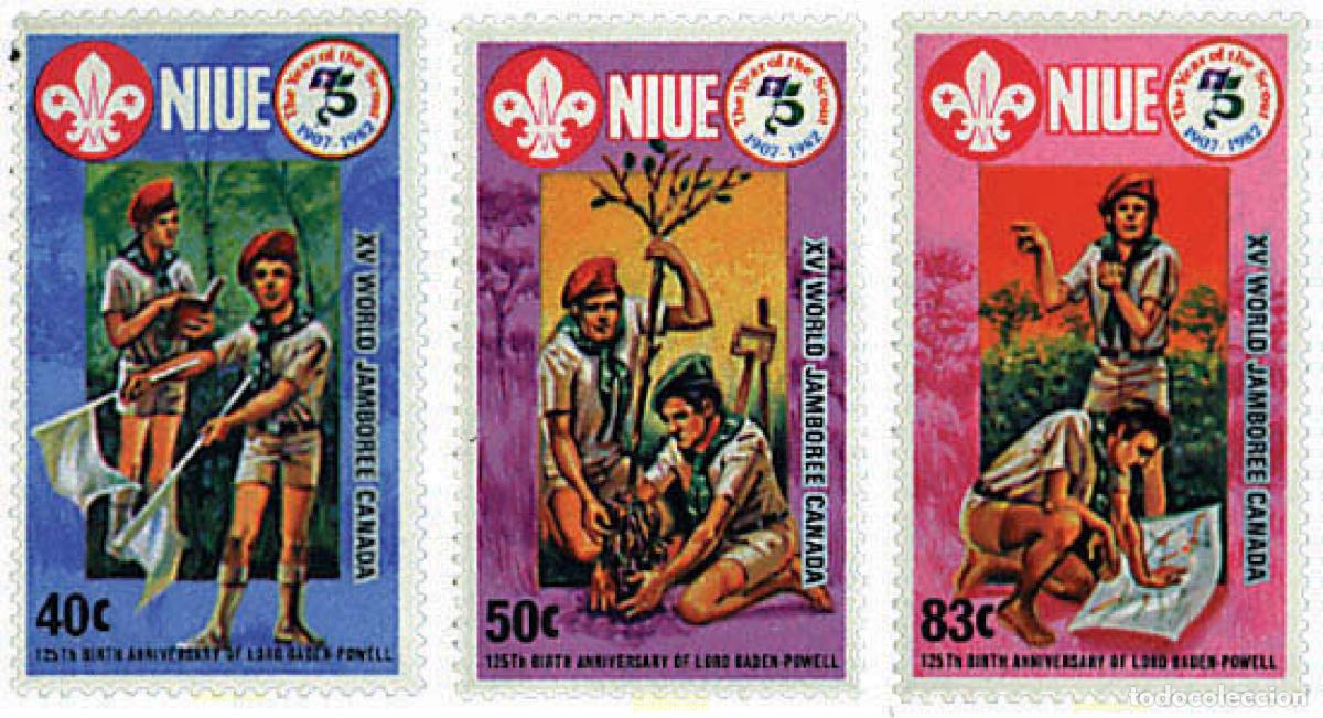 Sellos: 56438 MNH NIUE 1983 15 JAMBOREE MUNDIAL EN CANADA