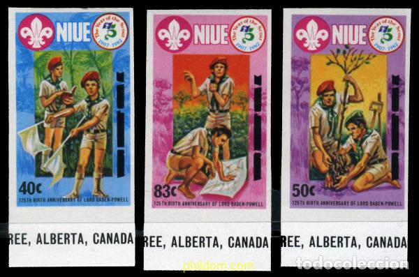 Sellos: 220242 MNH NIUE 1983 15 JAMBOREE MUNDIAL EN CANADA