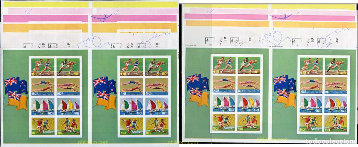 Sellos: 220200 MNH NIUE 1980 22 JUEGOS OLIMPICOS VERANO MOSCU 1980