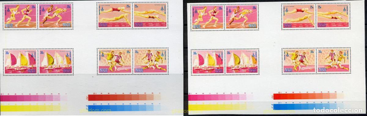 Sellos: 220202 MNH NIUE 1980 22 JUEGOS OLIMPICOS VERANO MOSCU 1980