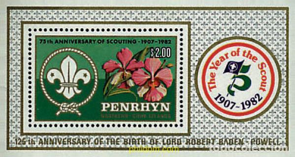 Sellos: 94234 MNH PENRHYN 1983 75 ANIVERSARIO DEL ESCULTISMO