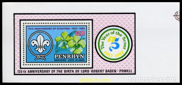 Sellos: 221165 MNH PENRHYN 1983 75 ANIVERSARIO DEL ESCULTISMO