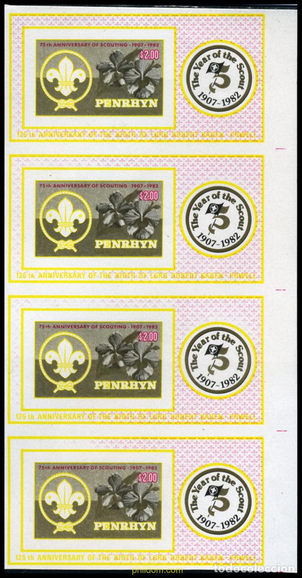 Sellos: 221167 MNH PENRHYN 1983 75 ANIVERSARIO DEL ESCULTISMO