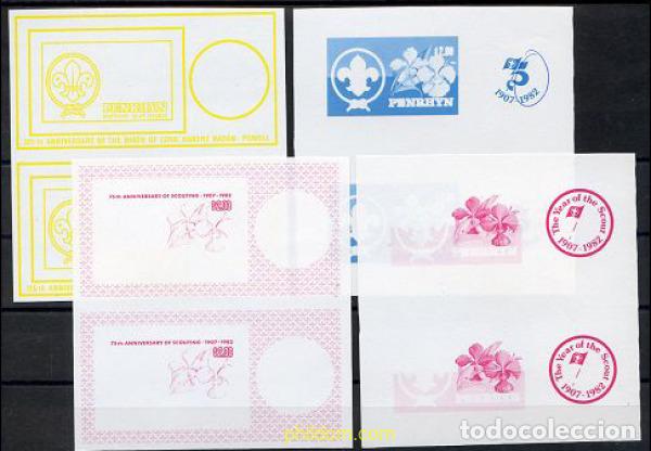 Sellos: 221170 MNH PENRHYN 1983 75 ANIVERSARIO DEL ESCULTISMO