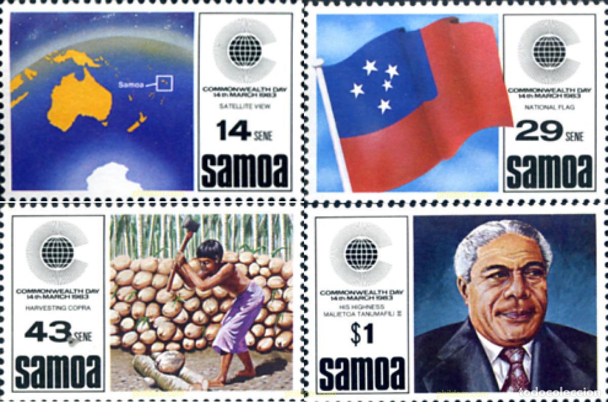 Sellos: 38488 MNH SAMOA 1983 DIA DE LA COMMONWEALTH - Foto 1